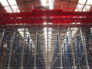 vertical automatic storage system / for bars / high-density / high-speed