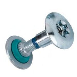 crimp bolt / button head / socket head / steel