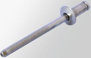 blind rivet / large head / stainless steel / corrosion-resistant