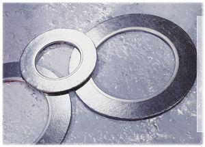 flat gasket / circular / graphite / high-pressure