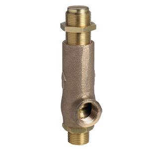 water hammer arrestor safety valve / for water / threaded / cartridge