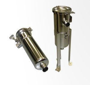 liquid filter housing / single-bag / stainless steel