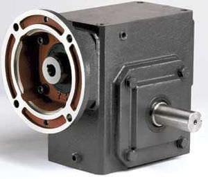 worm gear reducer / orthogonal / transmission / universal