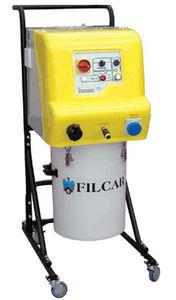 cartridge dust collector / pulse-jet backflow / mobile / high-efficiency