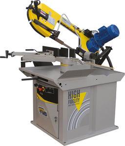 manual actuation saw / band / for metals / horizontal