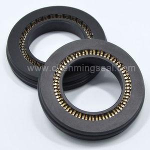 O-ring seal / spring-loaded / U-shaped / PTFE