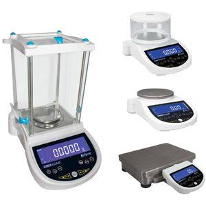 analytical balance / counting / with LCD display / stainless steel pan