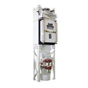 cartridge dust collector / pulse-jet backflow / for the pharmaceutical industry
