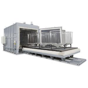 tempering furnace / car bottom / electric / air circulating