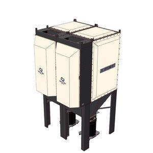 cartridge dust collector / pulse-jet backflow / compact / for the food industry