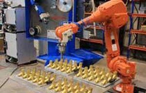robotic polishing cell / for machine tools