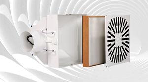air filter / panel / ceiling-mounted / for clean rooms
