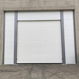 vertical sliding doors / metal / industrial / for shops