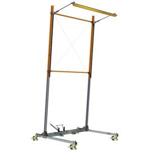 slide rail / fall-arrest safety / loading / skate wheel