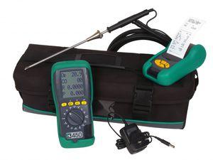 analyzer / carbon monoxyde / combustion / portable / compact