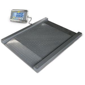 low-profile floor scales / with separate indicator / with external calibration weight / with serial interface