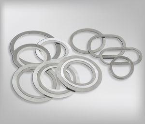 O-ring gasket / spiral / metal / compression