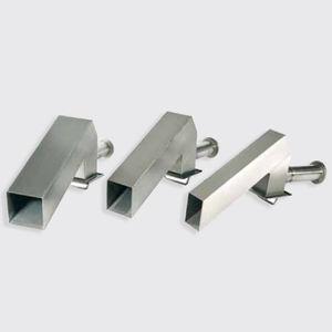 pasty product filling pipe