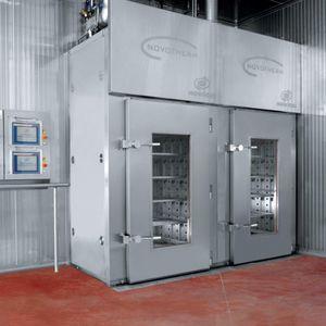 heating oven / truck-in / steam / stainless steel