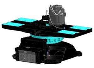 motorized positioner / vertical / 1-axis / for robots