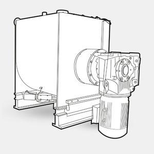 conical screw mixer / batch / solid/liquid / for the food industry