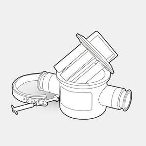 liquid food products and beverage filter / for high-viscosity liquids / magnetic / for pipelines