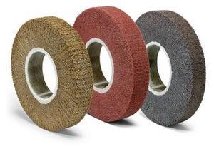 circular brush / finishing / deburring / polishing