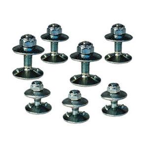 threaded bolt / flat-head / countersunk head / zinc