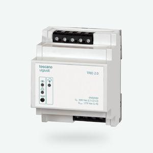 type 2 surge arrester / DIN rail / three-phase / for transient current protection