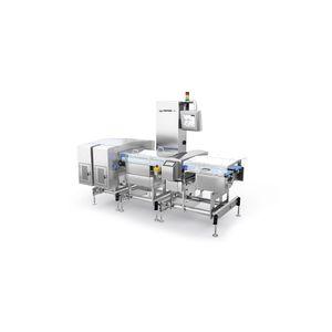 packaging checkweigher / with belt conveyor / high-performance / with metal detector