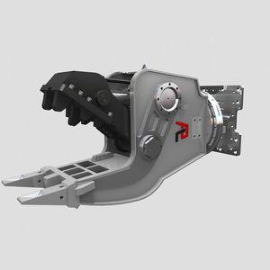 horizontal mill / concrete / for excavators / hydraulic