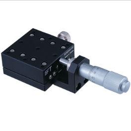 linear positioning stage / manual / single-axis / micrometer-driven