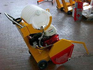 vertical sawing machine / circular / for asphalt / compact