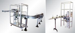 pick-and-place robotic cell / for bottles