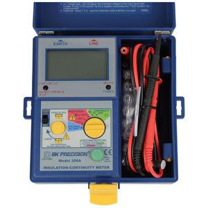 tester / insulation resistance and continuity / electrically-driven / cable / digital