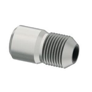 stainless steel nipple / steel / threaded / welded