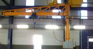 ceiling-mount jib crane / electric / with winch / 360° rotating