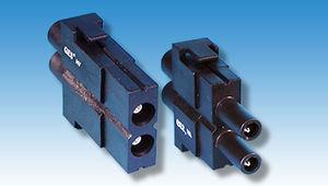 radio-frequency connector / USB / rectangular / crimp