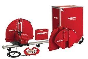 circular saw / for asphalt / wall-mounted / automatic