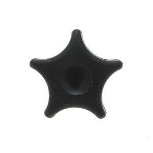 lobe knob / threaded / PA6 plastic / with stud