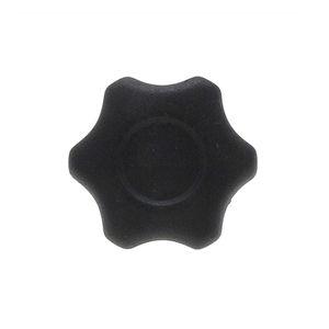 star knob / threaded / PA6 plastic / with stud
