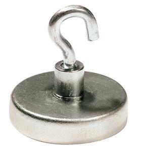 neodymium permanent magnet / ceramic / pot / nickel-coated