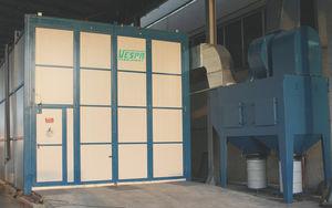 cartridge dust collector / mechanical shaker cleaning / for sandblasting / for shot blasting machines