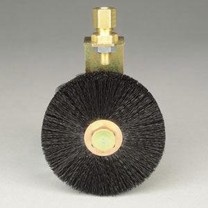 circular brush / cleaning / stainless steel / nylon