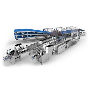 biscuit packaging line / for confectionery products / cake / bread