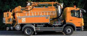 sewer cleaner truck / 2-axle / semi-tanker