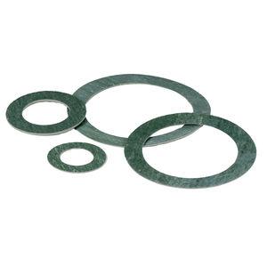 flat gasket / round / graphite / nitrile rubber
