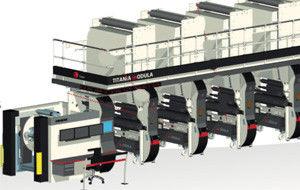 rotogravure printing machine / automatic / modular
