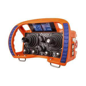 radio remote control / joystick / with display / industrial
