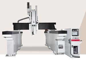5-axis machining center / universal / bridge / traveling-column